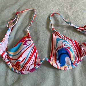 SHEIN medium multicolored bathing suit top